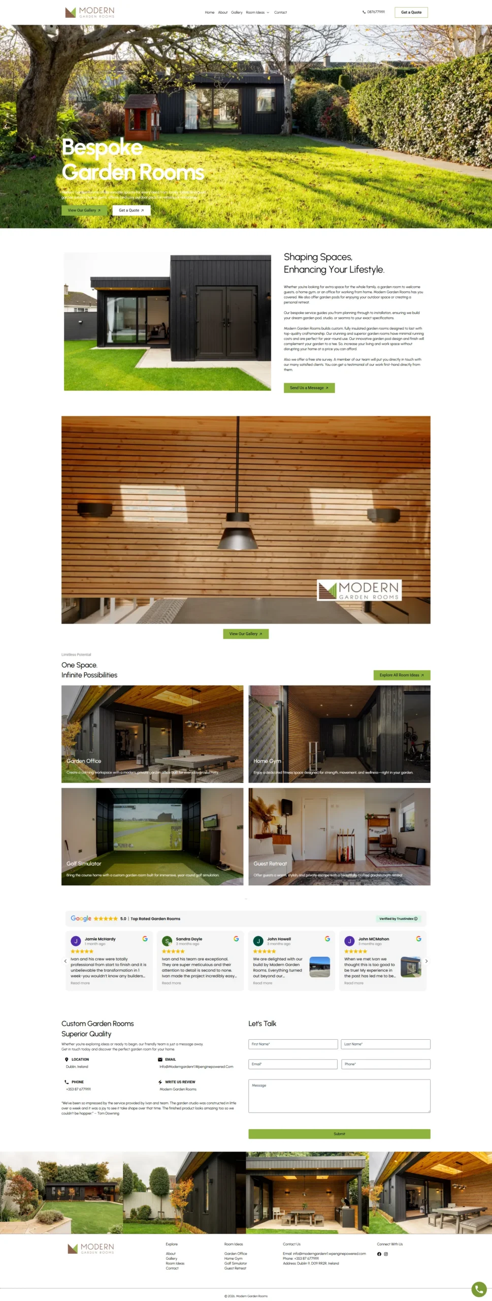 Modern Garden Room