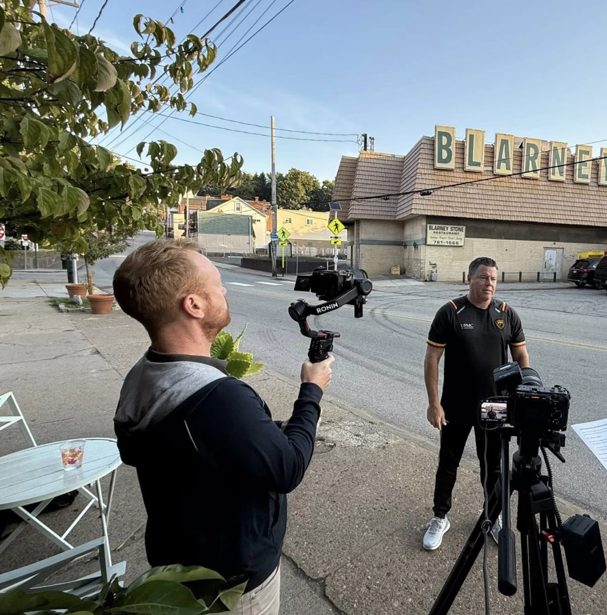 Lambourn Digital video production crew filming in Dublin