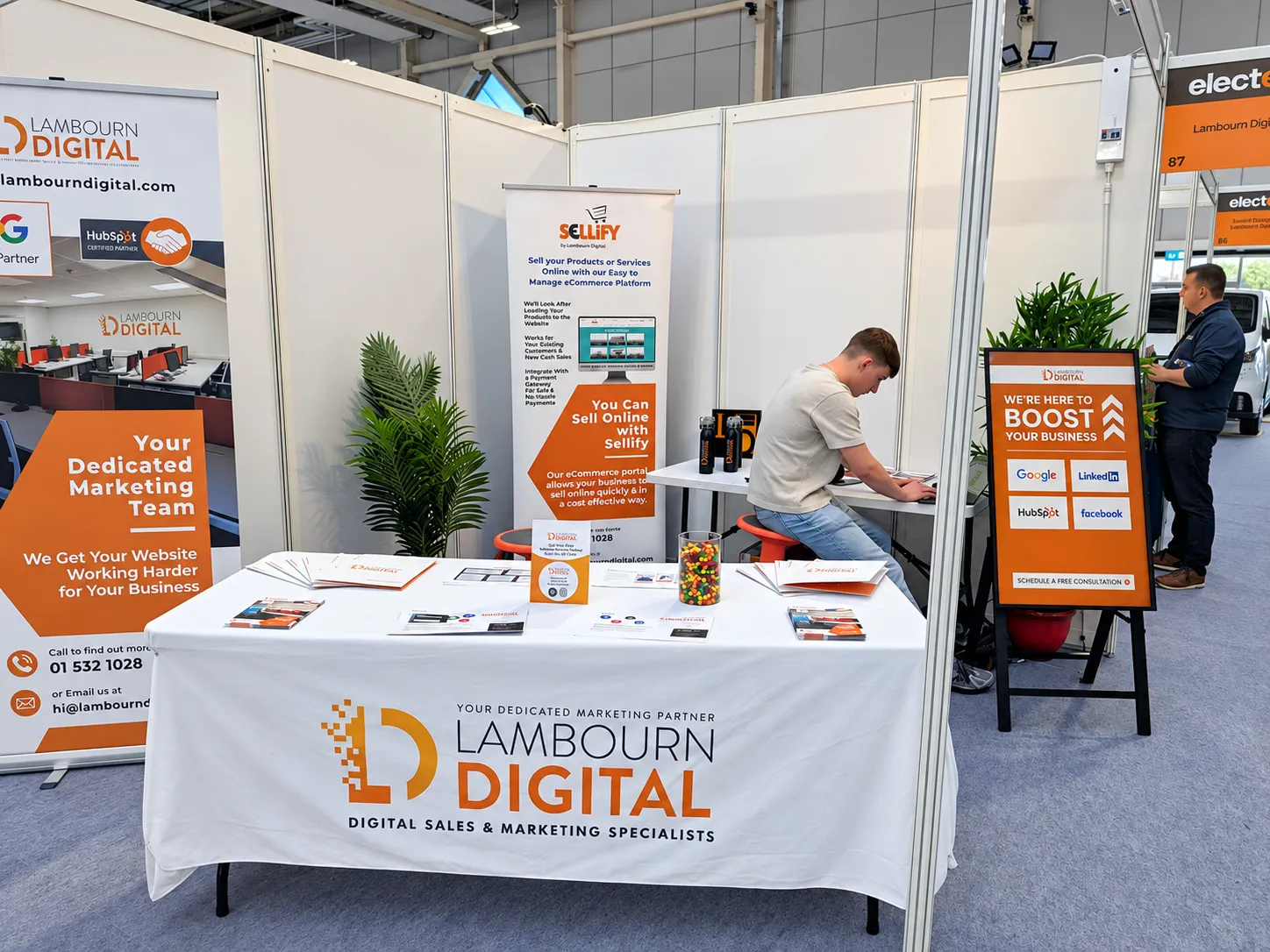 The Lambourn Digital marketing team working in Dublin