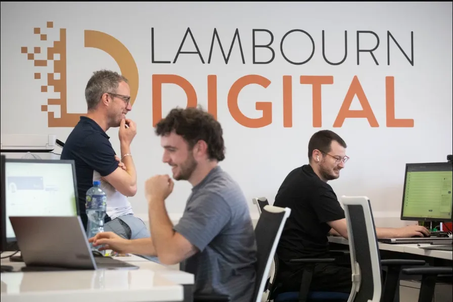 The Lambourn Digital marketing team working in Dublin
